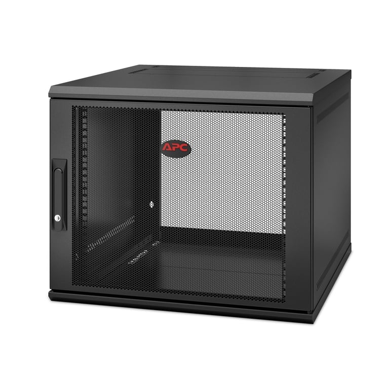 APC NetShelter WX AR109SH4 9U armoire de brassage 19 pouces montage mural pré assemblé profondeur 400 mm Neuf - vue 4