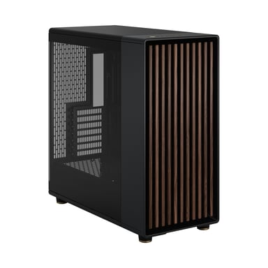 Fractal Design North XL Bureau Noir, Charbon de bois