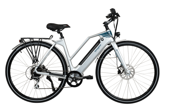 Vélo électrique ultra-léger Vadrouilleur Gris Mat - Cadre carbone, 100 km d'autonomie