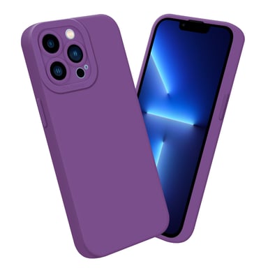 Coque pour Apple iPhone 13 PRO en FLUID VIOLET MAT Housse de protection Étui en silicone TPU flexible