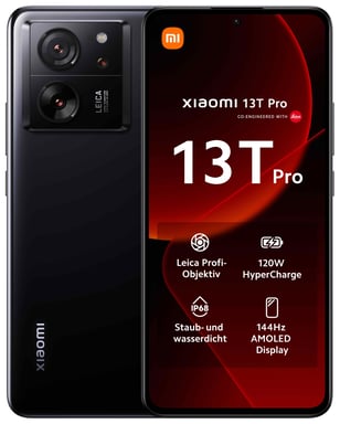 13T Pro (5G) 1 To, Noir, Débloqué