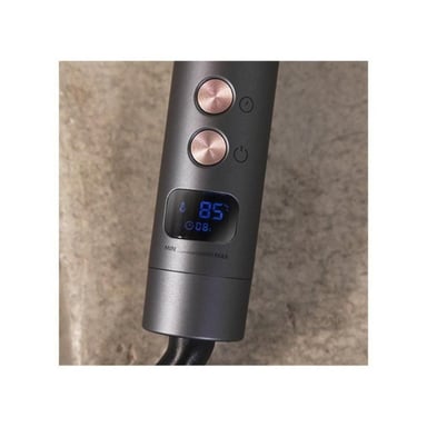 Rizador para el pelo Cecotec Bamba SurfCare 850 Magic Waves Vision/ Gris y Rosa