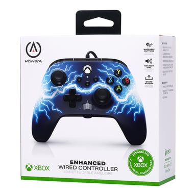PowerA 1521745-02 accessoire de jeux vidéo Noir, Bleu USB Manette de jeu Analogique/Numérique Xbox One, Xbox Series S, Xbox Series X
