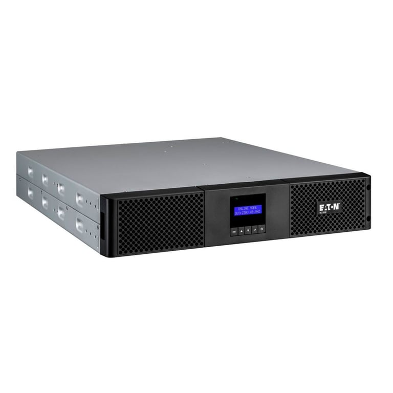 Eaton 9E Onduleur montable sur rack / externe CA 200220230240 V 2700 Watt 3000 VA monophasé 6 x batterie Acide de plomb 9 Ah RS 232 USB connecteurs de sortie : 7 2U ... - vue 2
