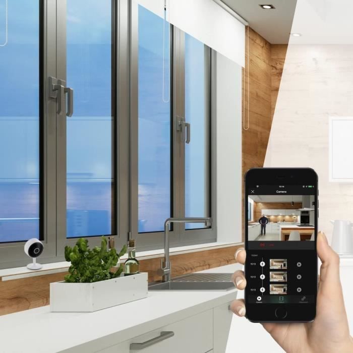 CHACON Caméra IP Wi Fi intérieure GH/ Alexa - vue 4