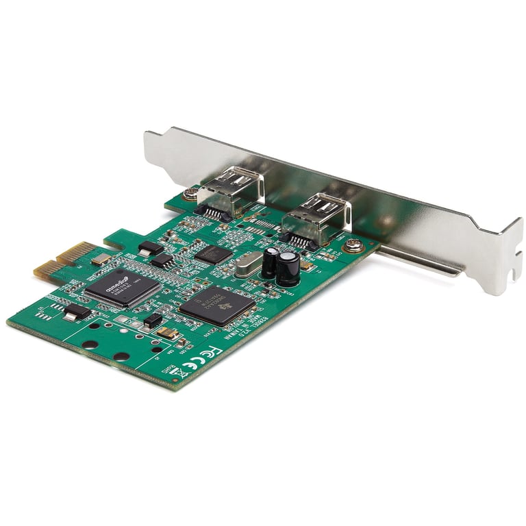 StarTech.com Tarjeta PCI Express FireWire de 2 Puertos - Adaptador PCIe FireWire 1394a
