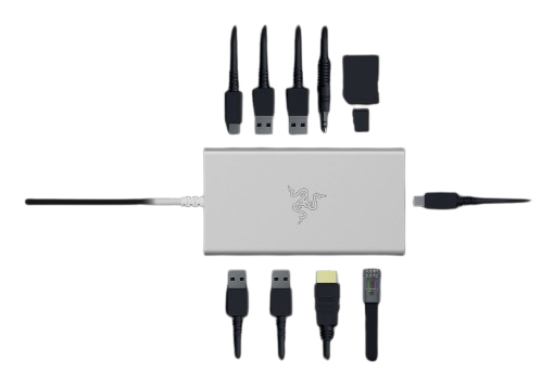 Razer USB-C Dock Avec fil USB 3.2 Gen 1 (3.1 Gen 1) Type-C Aluminium - Neuf