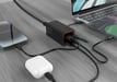 Gembird TA-UC-2A2C-PD65-01-BK chargeur d'appareils mobiles Ordinateur portable, Smartphone Noir Secteur Charge rapide Intérieure