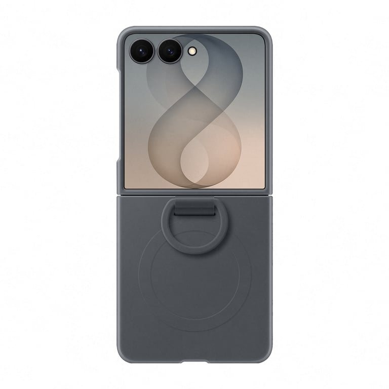 Coque magnétique en silicone avec anneau pour Samsung Galaxy Z Flip 8 - vue 4