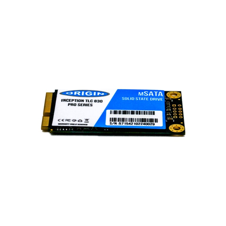 Origin Storage SSD mSATA pour Lenovo ThinkPad Edge E13X E430 E530 S430 ThinkPad L430 L530 T430 T530 W530 X230 - vue 3