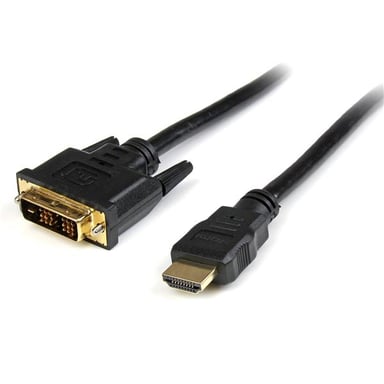 StarTech.com Cable Adaptador HDMI Macho a DVI-D Macho de 0,5 metros