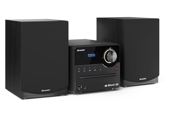 Sharp XL-B517D Système micro audio domestique 45 W Noir