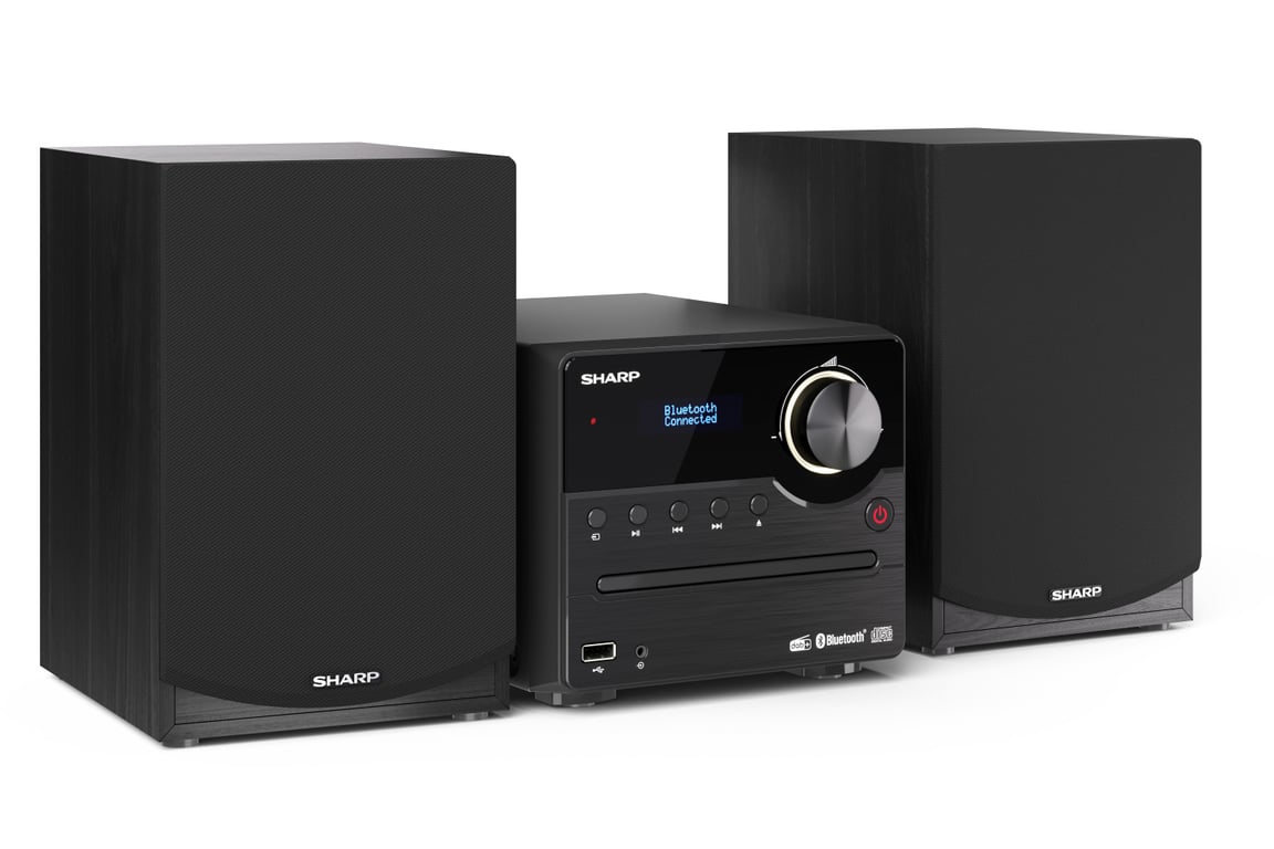 Chaîne Hi-Fi Sharp XL-B517D – 45W, Bluetooth, DAB+, Lecteur CD Intégré