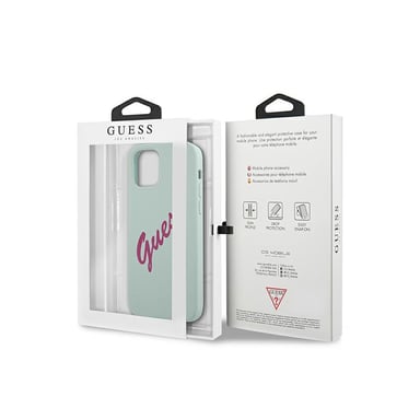 Coque pour Apple iPhone 12 Pro Max Collection Silicone Vintage en TPU Bleu