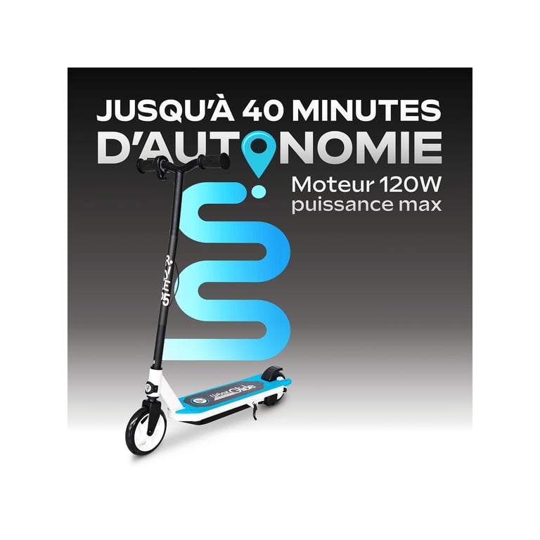 Urbanglide Ride 55 Bleu 10 km/h 4,5 Ah - Neuf