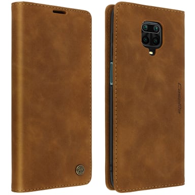 Funda Xiaomi Redmi Note 9S / 9 Pro / 9 Pro Max Cartera F. Soporte – Marrón