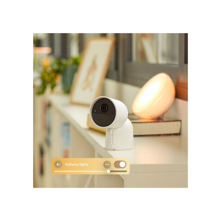 Caméra de sécurité connectée Philips Hue Outdoor Security Camera filaire 2K vision nocturne blanche - Neuf