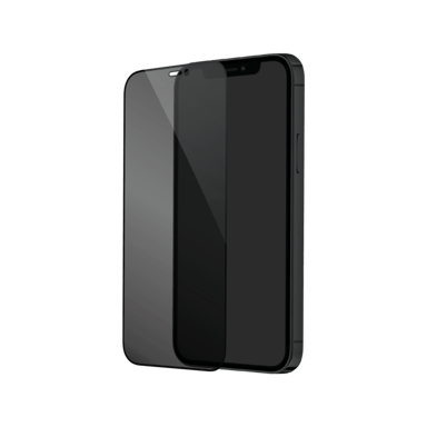 Protection d'écran Privée en verre trempé (100% de surface couverte) pour Apple iPhone 12 mini, Noir