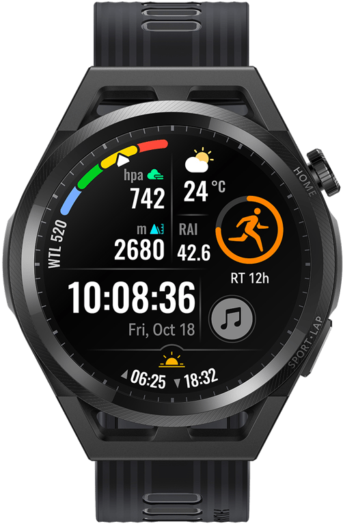 Huawei WATCH GT Runner 3,63 cm (1.43 ) 46 mm AMOLED Noir GPS (satellite)