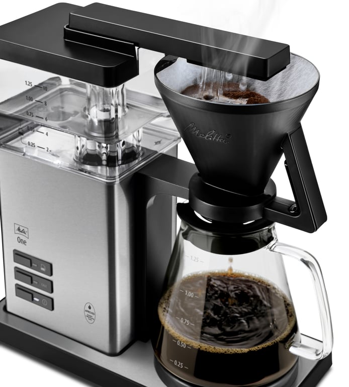 Machine à café MELITTA One Acier inoxydable 10 tasses Détartrage intégré - vue 4