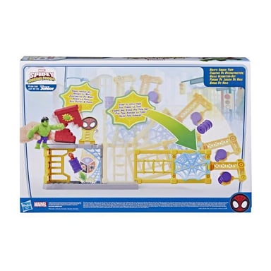 Spidey y sus extraordinarios amigos, Deconstruction site, Hulk juguete para niños a partir de 3 años