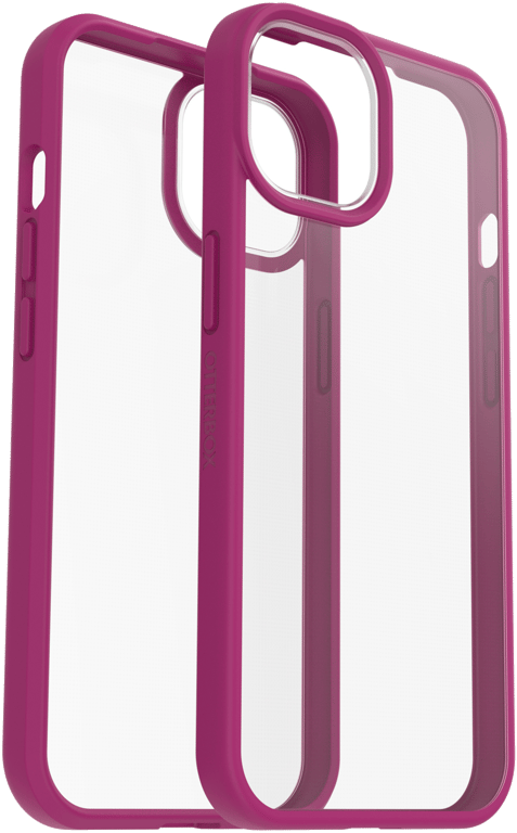 Otterbox React for iPhone 13 clear pink