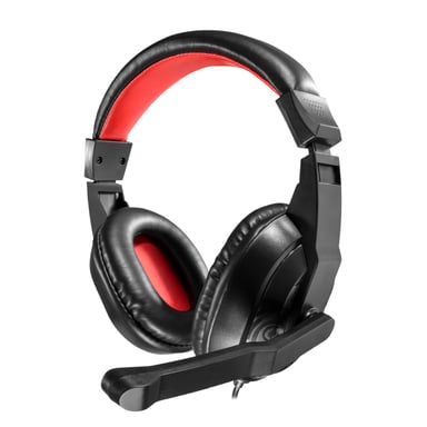Mars Gaming MRH0 écouteur/casque Avec fil Arceau Jouer Noir, Rouge