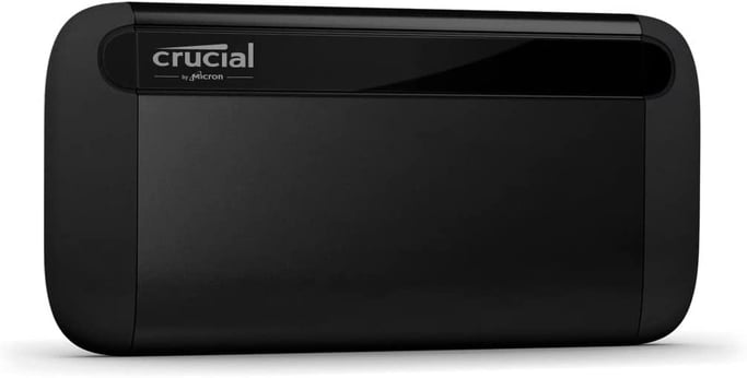 Crucial X8 4To SSD Portable - Jusqu'à 1050Mo/s - PC et Mac - Disque SSD externe USB 3.2 - CT4000X8SSD9