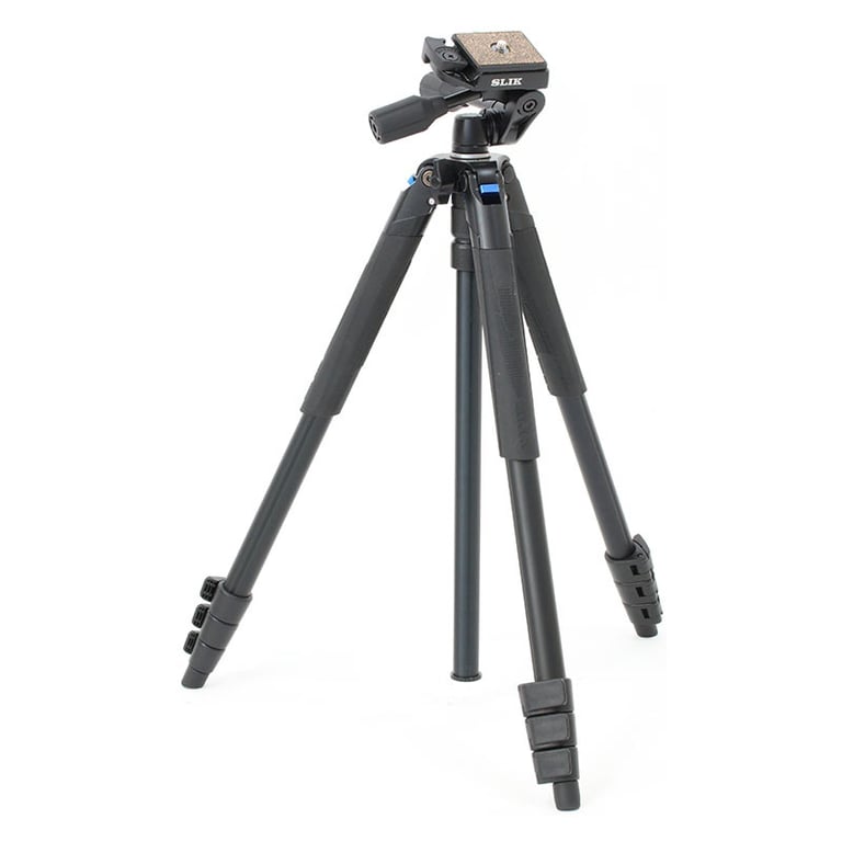 Tr&eacute;pied SLIK Sprint Pro III Noir avec t&ecirc;te 3 Axes SH-704E