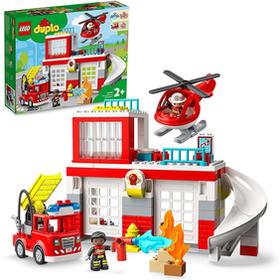 LEGO Duplo La caserne et 'hélicoptère des pompiers - vue 2