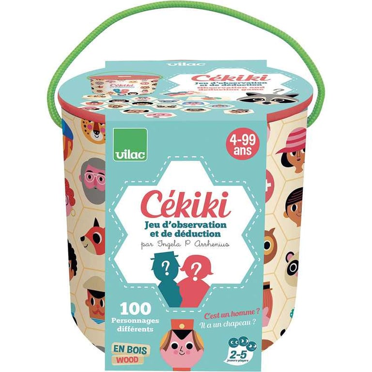 Jeu en bois Vilac Cékiki Ingela P. Arrhenius 2 en 1 observation et rapidité Neuf