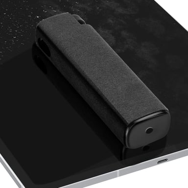 Pulitore schermo 2-in-1 10ml con panno microfibra compatto