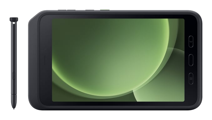 Samsung Galaxy Tab Active5 Enterprise Edition 5G Samsung Exynos LTE-TDD & LTE-FDD 128 GB 20,3 cm (8'') 6 GB Wi-Fi 6 (802.11ax) Android 14 Verde