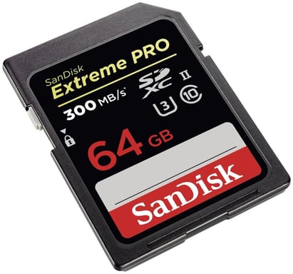 SanDisk Extreme PRO, 64 GB 64 GB SDXC UHS-II Classe 10