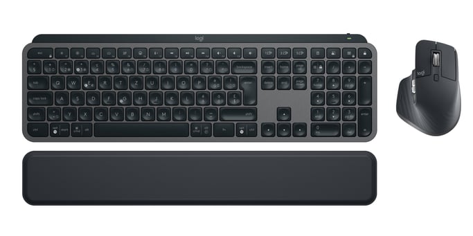 Logitech Master MX Keys Combo for Bussiness clavier Souris incluse Bureau RF sans fil + Bluetooth QWERTZ Suisse Graphite