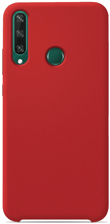 Coque silicone unie compatible Soft Touch Rouge Huawei Y6P