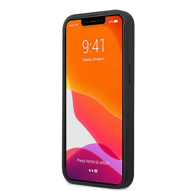 Funda Mercedes para iPhone 13 mini 5.4'' negro Piel perforada Area