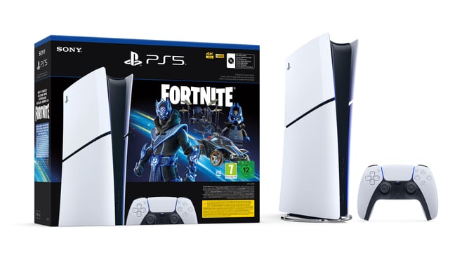 Sony Playstation 5 Digital Edition Fortnite 1 TB Wifi Negro, Blanco