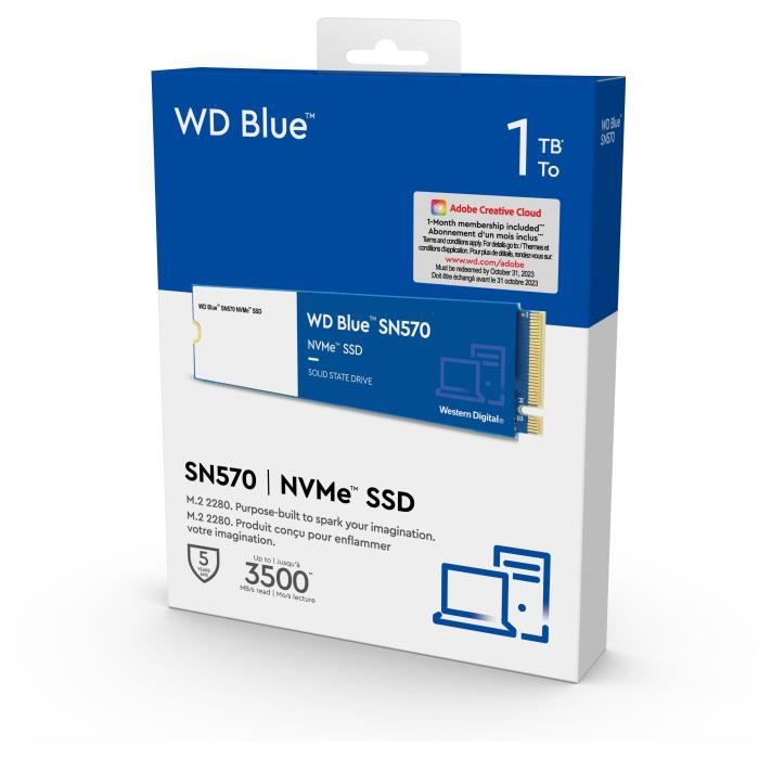 Western Digital WD Blue SN570 M.2 1 To PCI Express 3.0 NVMe