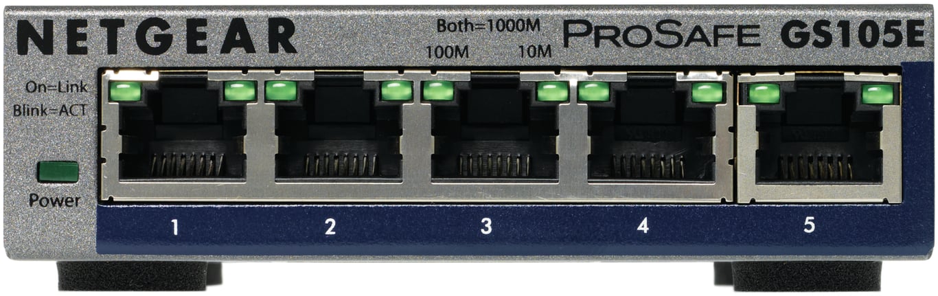 Switch ethernet GS105E Metal 5 Ports Gbps +Interface web - vue 5