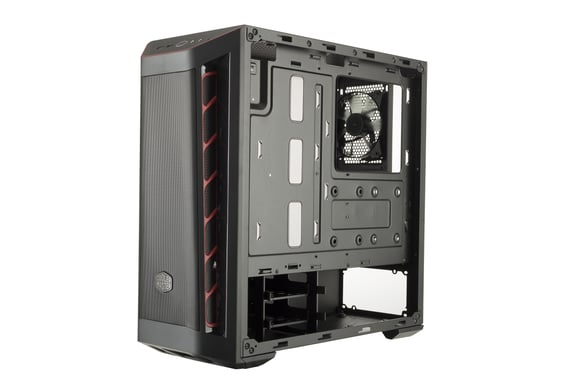 Cooler Master MasterBox MB511 Midi Tower Negro, Rojo