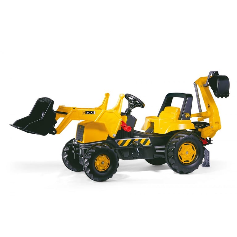 Tracteur à Pédales Rolly Toys rollyJunior JCB pour Enfants de 3 à Neuf