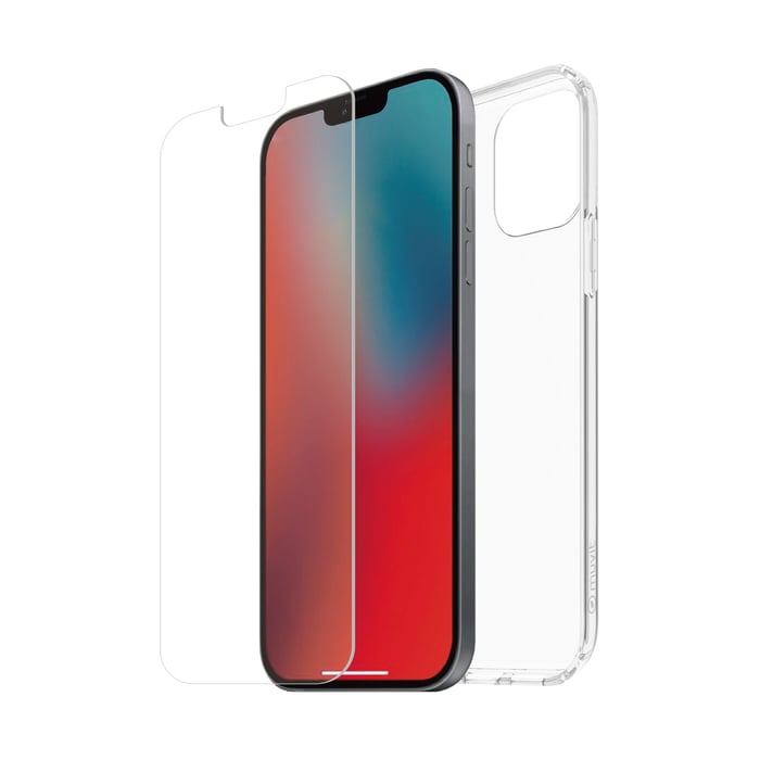 Pack coque Recycletek Muvit For Change pour iPhone 12iPhone 12 Pro + Verre trempé - vue 4