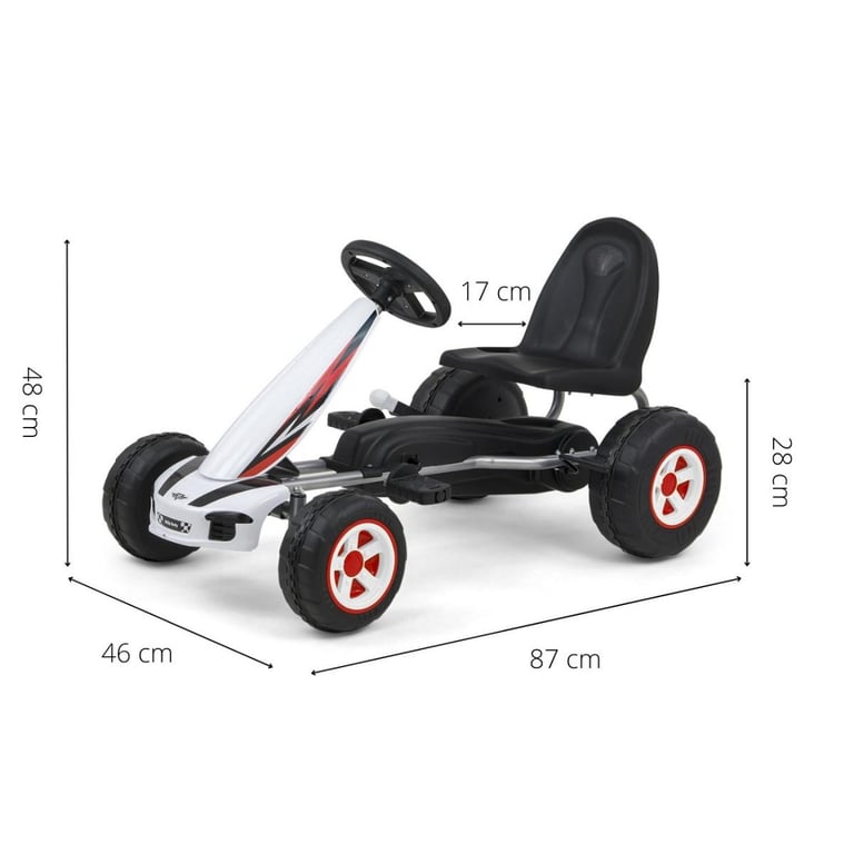 Kart à Pédales Sportif Viper pour Enfants Neuf - vue 5
