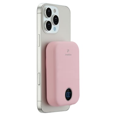 imoshion Batterie externe MagSafe - 10.000 mAh - Batterie externe sans fil - Rose