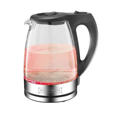 Hervidor eléctrico 1,7L en vidrio Rojo Royalty Line RLGWK22008355-RED