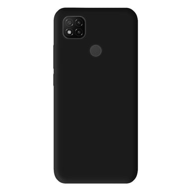 Coque silicone unie Mat Noir compatible Xiaomi Redmi 9C