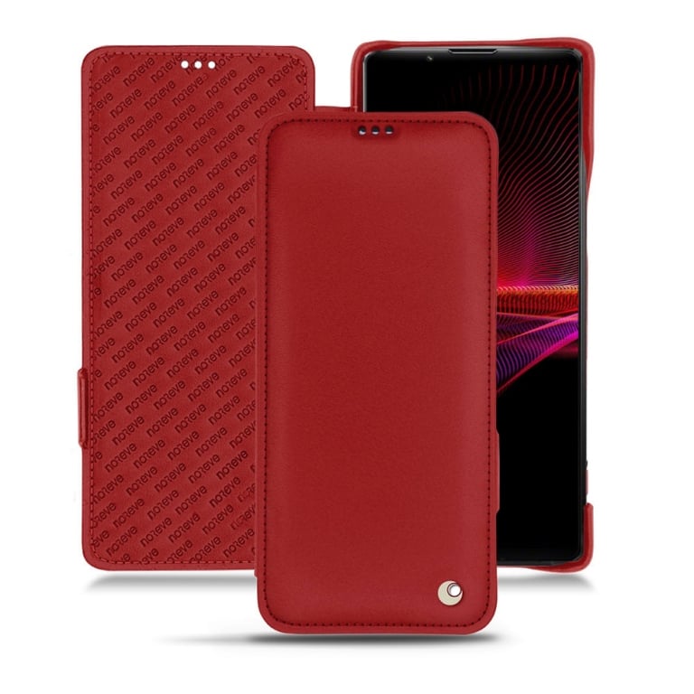 Housse cuir Sony Xperia 1 III - Rabat horizontal - Rouge ( Nappa ...