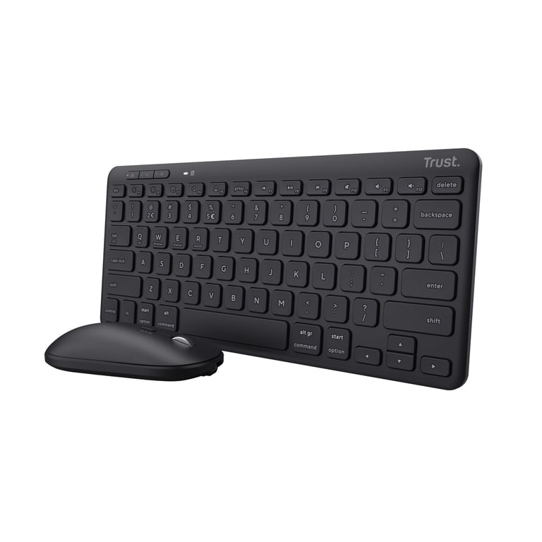 TRUST Modèle du produit : Lyra clavier incluse RF sans fil + Bluetooth AZERTY Français Neuf