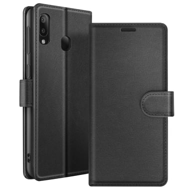 Custodia a portafoglio per Galaxy A20e con funzione di supporto e linguetta magnetica